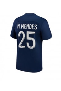 Fotbalové Dres Paris Saint-Germain Nuno Mendes #25 Domácí Oblečení 2022-23 Krátký Rukáv